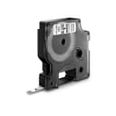 Dymo Tape D1 6mm Sort/Hvid 