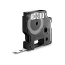 Dymo Tape D1 9mm Musta/Valkoinen 