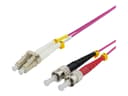 Deltaco Patch-kabel 5m LC ST OM4