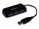 Startech 4 Port Portable SuperSpeed Mini USB 3.0 Hub USB 3.2 Gen 1 (3.1 Gen 1) Type-A USB 3.2 Gen 1 (3.1 Gen 1) Type-A
