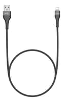 Cirafon iPad/iPhone/iPod-laddning/datakabel lightning 2m Svart, Grå
