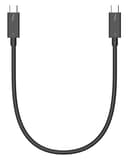 Prokord Thunderbolt 3-kabel – 40Gb/s, 100W PD, USB-C til USB-C 0.5m Sort