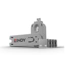 Lindy Port Blocker USB White 4-pack 
