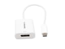 Prokord Usb Type C Male - Displayport Female 0.1m Black 0.11m USB-C DisplayPort Valkoinen