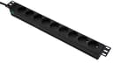 Prokord 19" Powersocket 9X outlets 2M Black 