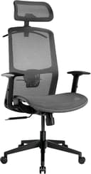Prokord 1908-S Ergonomisk Kontorstol med Nettrygg og Justerbar Nakkestøtte – EN1335 
