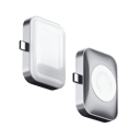 Satechi USB-C Apple Watch/AirPods Charge Silver, Vit