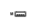 Datalogic Kabel USB USB-A - TPUW (RJ45) Lige 2m Sort 2m. USB A Sort