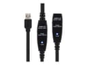 Deltaco USB3-1008 15m USB A USB A Svart