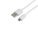 Prokord USB-kabel 5m USB A Micro-USB B Vit