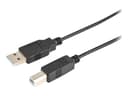 Prokord USB-kaapeli 1m USB A USB B Musta