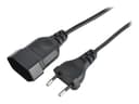 Prokord Power extension cable 2m CEE7/16 CEE7/16 Zwart