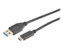 Prokord USB cable 0.5m USB-A USB-C Zwart