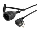 Prokord Power Cord 10m Extenstion Angeld Schuko Black 10m CEE7/7 CEE7/4 Svart