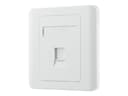 Deltaco VR-226 Keystone Wall Outlet 1-Port White 