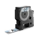 Dymo Tape D1 19mm Sort/Gennemsigtig 