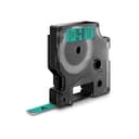 Dymo Tape D1 9mm Svart/Grønn 