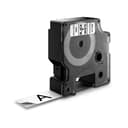 Dymo Tape D1 19mm Svart/Hvit Fleksibel 