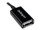 Startech 5in Micro USB to USB OTG Host Adapter M/F 0.127m Micro-USB B USB A Zwart