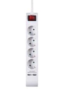 Prokord Power Socket 4xsocket 5m White On/off 2xusb 2.1mah 