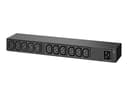 APC AP6020A grenuttag 13 AC-utgångar 0U/1U Svart 