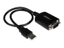 Startech 1 ft USB to RS232 Serial DB9 Adapter Cable with COM Retention 