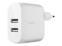 Belkin Dual Wall Charger 12W Wit