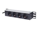 Manhattan 10" 1U Rackmount 4-Way Power Strip 