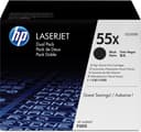 HP Toner Svart 55X 12.5K - CE255XD 2-Pack 