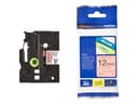 Brother Tape 12mm TZe-B31 Svart/Neon Orange 
