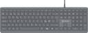Voxicon Trådbundet Tangentbord 300W – Tyst, Slimmat, USB-C/A Kabel Nordisk
