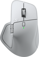 Logitech MX Master 4 for MAC Bluetooth Mus Sølv, Hvid