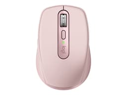 Logitech MX Anywhere 3s RF trådløs + Bluetooth Mus Lyserød