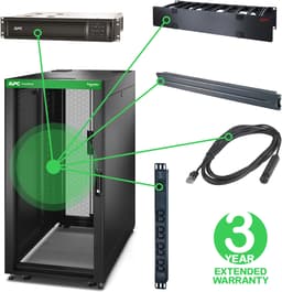 Apc Komplett rack med UPS Medium 