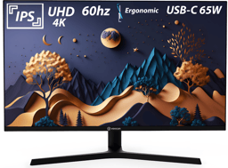 Voxicon G324KP Ergonomisk Skärm USB-C 65W 32" 3840 × 2160pixels IPS 16:9 60Hz