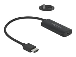 Delock HDMI to USB-C adapter HDMI USB C Svart