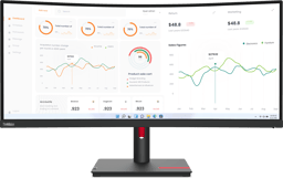 Lenovo ThinkVision T34w-30 Curved 34" 3440 x 1440pixels VA 21:9 60Hz