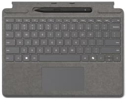 Microsoft Surface Pro 10/11 Type Cover + Slim Pen 2 Engels Platina