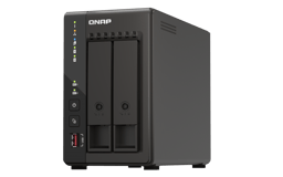 QNAP TS-253E NAS Tower Intel® Celeron® J6412 8 GB 0 TB QNAP QTS Svart 