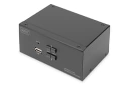Digitus KVM Switch 2-Portar Dual Display 4K DisplayPort 