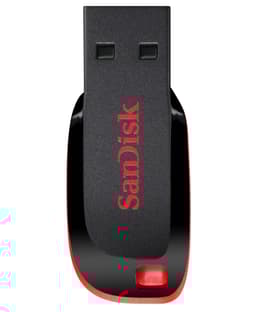Sandisk Cruzer Blade 32GB USB Type-A Svart, Röd