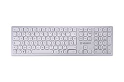 Voxicon Wireless Slim Metal Keyboard 295BWL Silver Iso-azert Trådlös Belgiskt