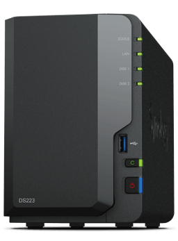 Synology DiskStation DS223 NAS & lagringsserver Desktop Ethernet LAN RTD1619B 