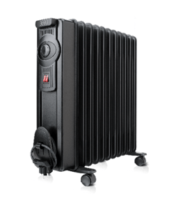 Black & Decker Oil Heater 2000W Black 