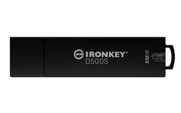 Kingston IronKey D500s 512GB USB Type-A Sort