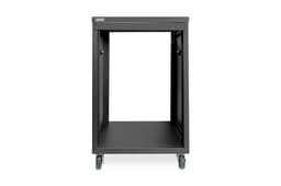 Digitus DN-48001 stativ 16U Fritstående reol Sort 