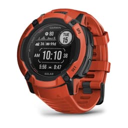 Garmin Instinct 2X Solar 2,79 cm (1.1") MIP 50 mm Digitaalinen 176 x 176 pikseliä Kosketusnäyttö Punainen GPS (satelliitti) Punainen