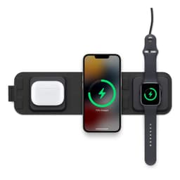 Zagg 3-in-1 Travel Charger With MagSafe Musta