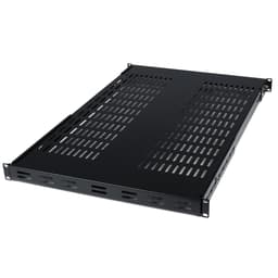 Startech 1U Adjustable Mount Depth Vented Rack Mount Shelf 175lbs/80kg 