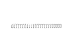Gbc Metallspiral 3:1 8mm A5 Silver 100st 